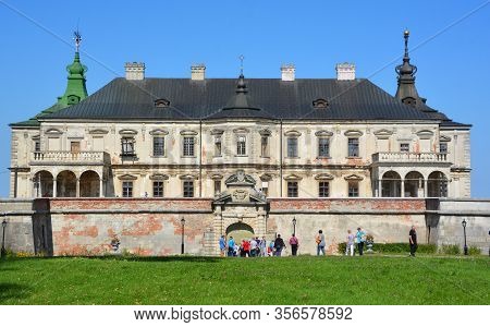 Podgoretsky Ukraine 09 14 17: Podgoretsky Castle Is A Well-preserved Renaissance Palace Surrounded B