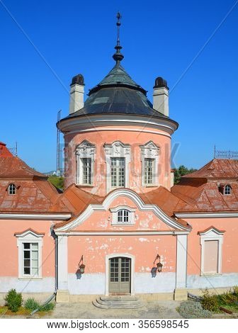 Zolochiv Ukraine 09 14 17:  Zolochiv Castle Is Comprised Of The Huge Rectangular Grand Palace And Th