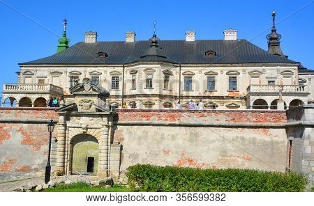 Podgoretsky Ukraine 09 14 17: Podgoretsky Castle Is A Well-preserved Renaissance Palace Surrounded B