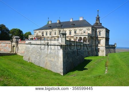 Podgoretsky Ukraine 09 14 17: Podgoretsky Castle Is A Well-preserved Renaissance Palace Surrounded B