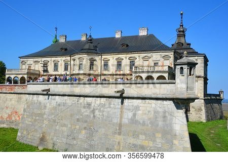 Podgoretsky Ukraine 09 14 17: Podgoretsky Castle Is A Well-preserved Renaissance Palace Surrounded B