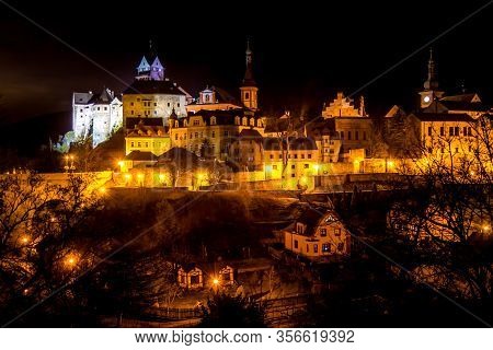 Night Historical Town Loket