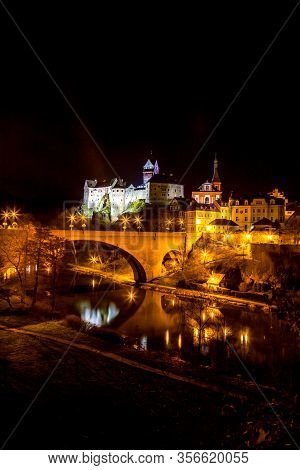 Night Historical Town Loket