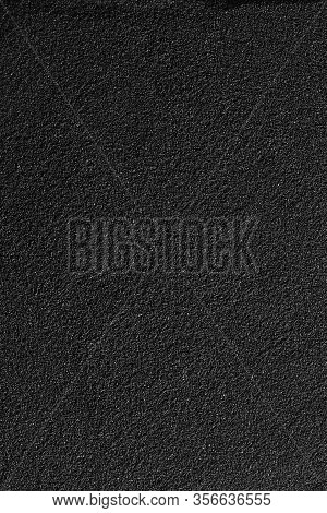 The Texture Of The New Asphalt. Black Design. Pattern.