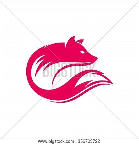 Fox Logo Design And Illustration Vector Art