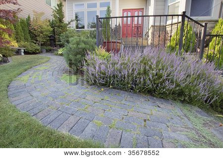 Frontyard 정원 포장 재료 산책로