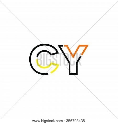 Letter Cy Logo Icon Design Template Elements