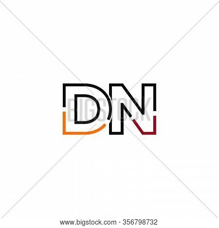 Letter Dn Logo Icon Design Template Elements