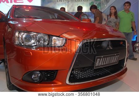 Pasay, Ph - Aug. 19: Mitsubishi Lancer At 3rd Philippine International Motor Show On August 19, 2010