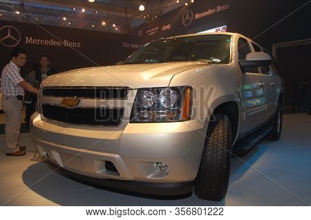 Pasay, Ph - Aug. 19: Chevrolet Suburban At 3rd Philippine International Motor Show On August 19, 201