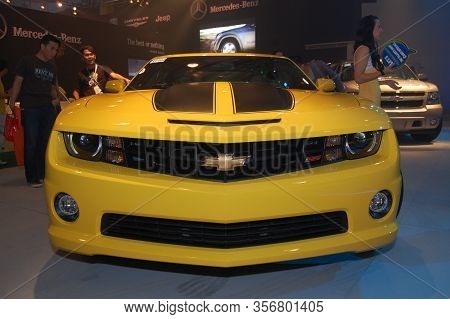 Pasay, Ph - Aug. 19: Chevrolet Camaro At 3rd Philippine International Motor Show On August 19, 2010 