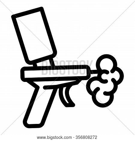 Polyurethane Foam Pistol Icon. Outline Polyurethane Foam Pistol Vector Icon For Web Design Isolated 