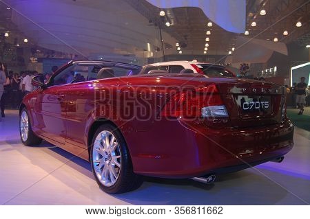 Pasay, Ph - Aug. 19: Volvo C70 At 3rd Philippine International Motor Show On August 19, 2010 In Worl