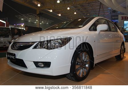 Pasay, Ph - Aug. 19: Honda Civic At 3rd Philippine International Motor Show On August 19, 2010 In Wo