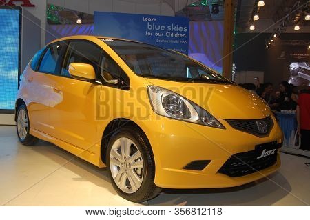 Pasay, Ph - Aug. 19: Honda Jazz At 3rd Philippine International Motor Show On August 19, 2010 In Wor