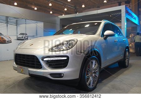 Pasay, Ph - Aug. 19: Porsche Macan At 3rd Philippine International Motor Show On August 19, 2010 In 