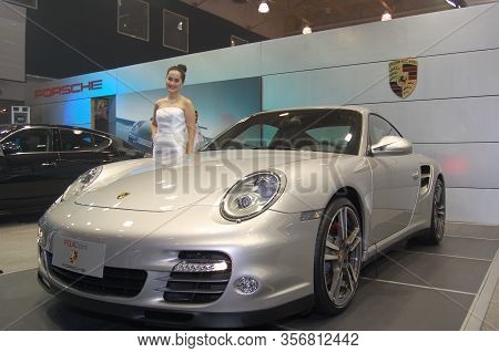 Pasay, Ph - Aug. 19: Porsche Gt3 Turbo At 3rd Philippine International Motor Show On August 19, 2010