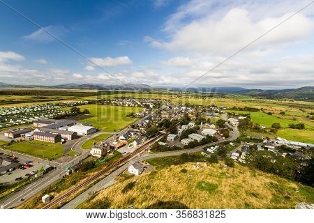 View Out Towards Snowdonia Mountains, Harlech North Wales