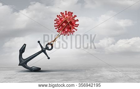 Slowing The Virus And Coronavirus Outbreak Treatment And Influenza Or Flu Control As Dangerous Flu S