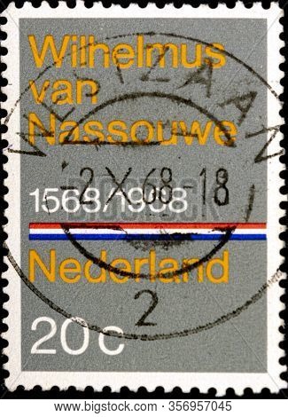 02 08 2020 Divnoe Stavropol Territory Russia Postage Stamp Netherlands 1968 The 400th Anniversary Of