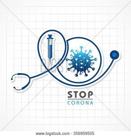 Corona Virus 2019-20. Wuhan Virus Disease, Virus Infections Prevention Methods,logo, Symbol & How To