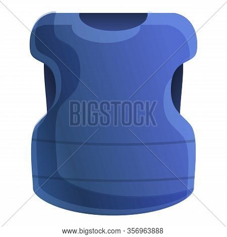 Bulletproof Icon. Cartoon Of Bulletproof Vector Icon For Web Design Isolated On White Background