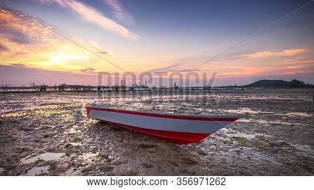Wonderful Sunset View At Batam Bintan Island Indonesia