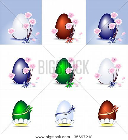 Set Easter Eggs