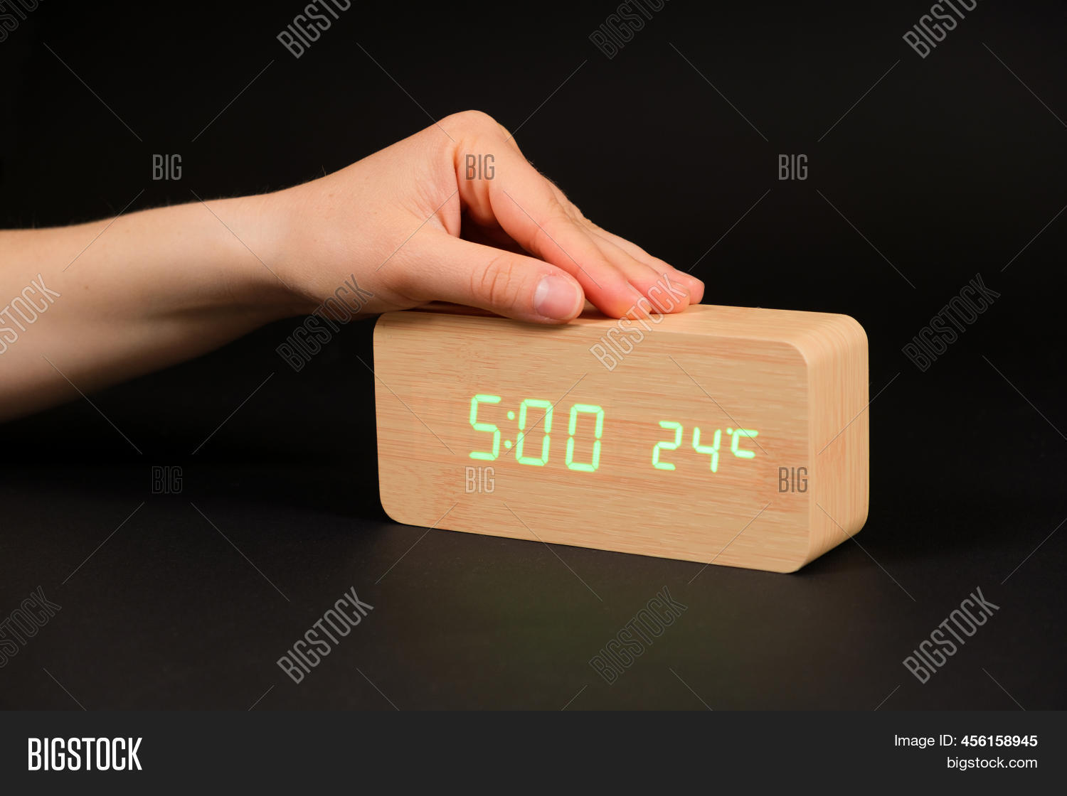 Digital Clock Showing Image & Photo (Free Trial) Bigstock