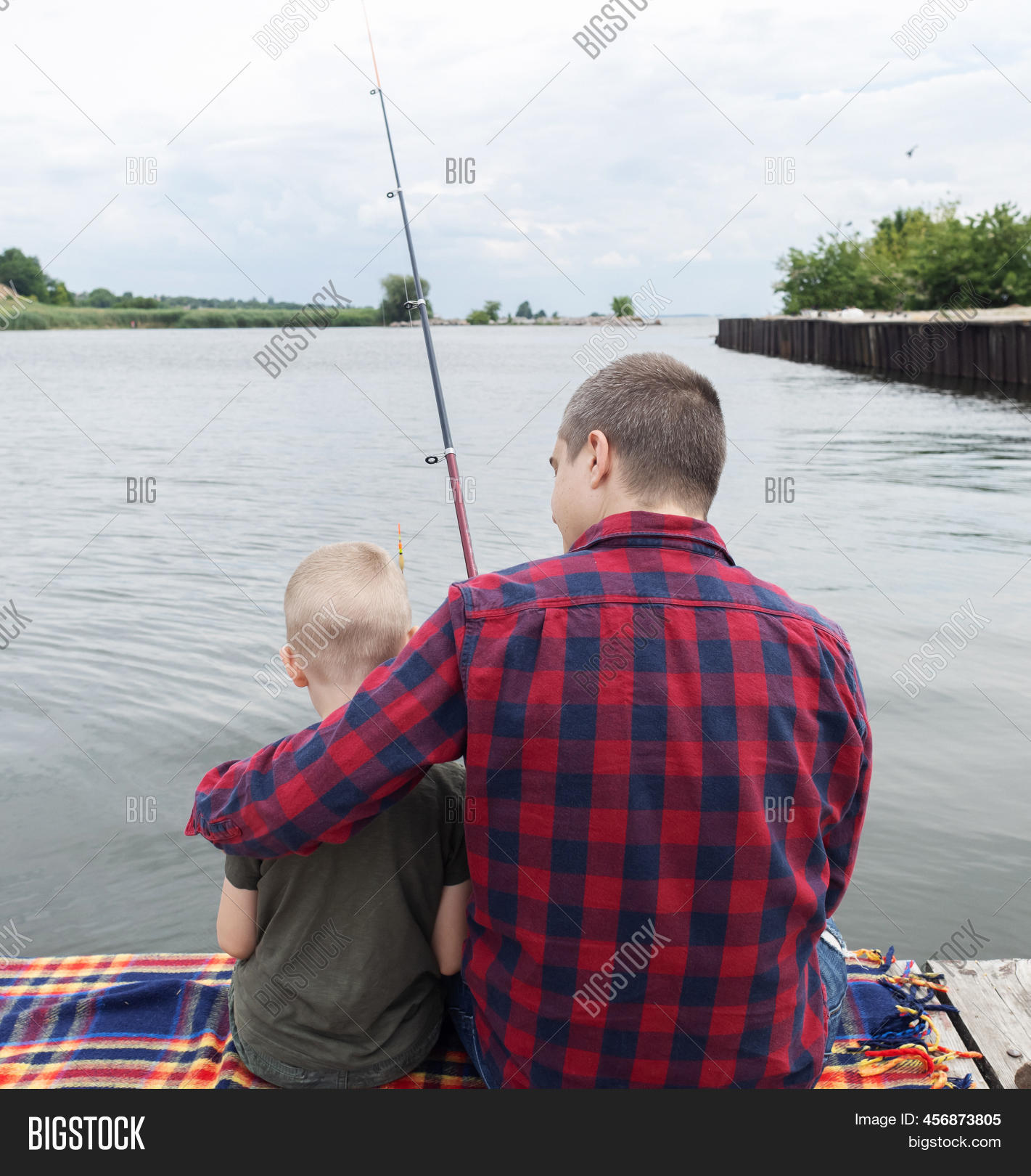 Father Son Fishing. Image & Photo (Free Trial) | Bigstock