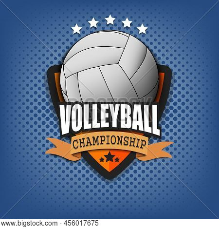 Volleyball Logo Template Design