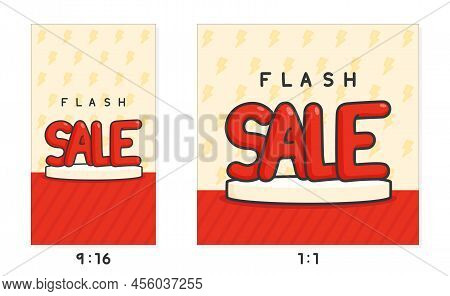 Flash Sale Pop Art Cartoon On Thunder Background Kawaii Doodle Flat Vector Illustration For Story An