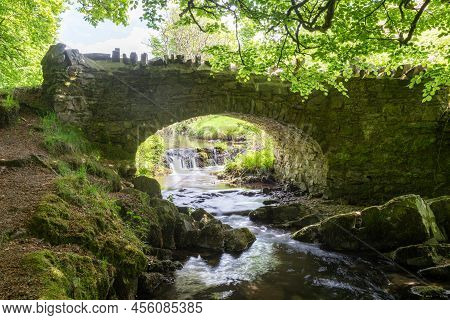 Robbers Bridge In Exmoor National Park