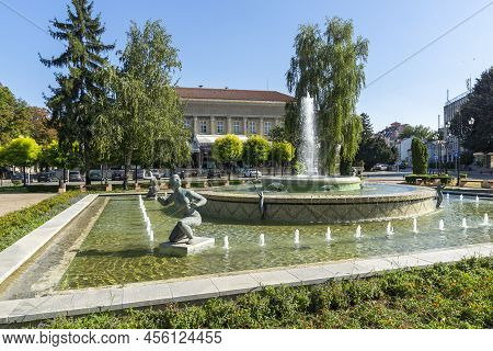 Kniaz Alexander Battenberg Square In City Of Ruse, Bulgaria