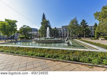 Kniaz Alexander Battenberg Square In City Of Ruse, Bulgaria