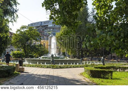 Kniaz Alexander Battenberg Square In City Of Ruse, Bulgaria