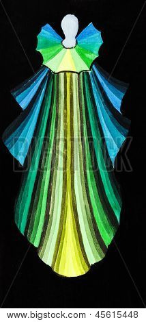 Stilisierte Fancy Dress