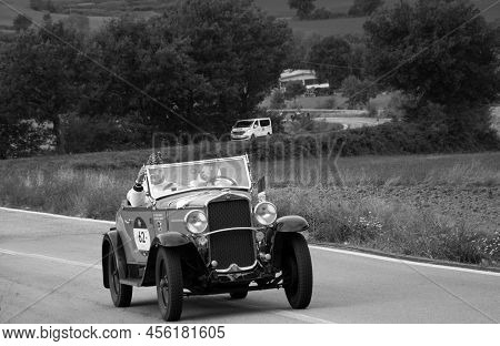 Fiat 514 S 1931 On An Old Racing Car In Rally Mille Miglia 2020 The Famous Italian Historical Race (