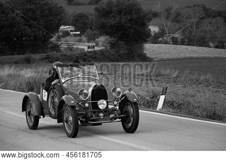 Bugatti T40 Gran Sport 1927On An Old Racing Car In Rally Mille Miglia 2020 The Famous Italian Histor