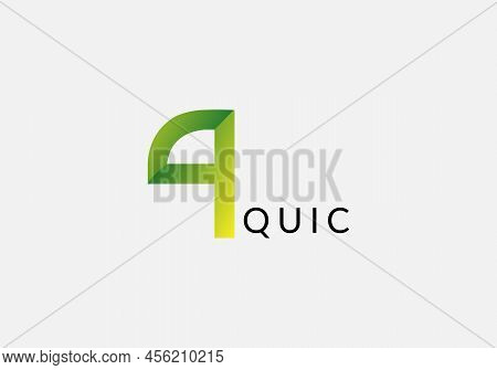 Quic Abstract Q Letter Modern Initial Tech Logo Design