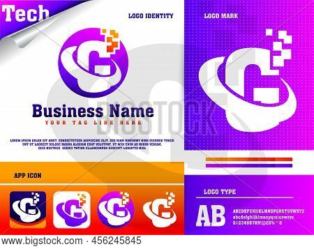 Tech Letter G Logo Design Vector Template