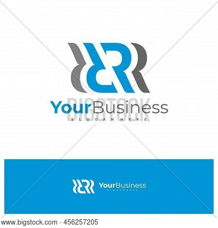 Letter R Logo Design Vector Template, Initial Rr Logo Concepts Illustration.
