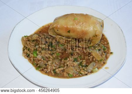 Cabbage Roll With Meat Filling, Kohlroulade From Germany
