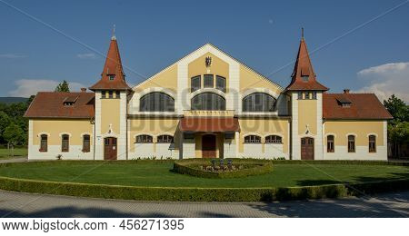 The National Stud Farm In Topolcianky. Slovakia. The Centre Is Known As Being One Of The Most Import