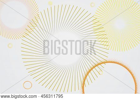Abstract Dynamic Circle Lines Vector Background Design Elements Elegant Circle Logo On Isolated Whit