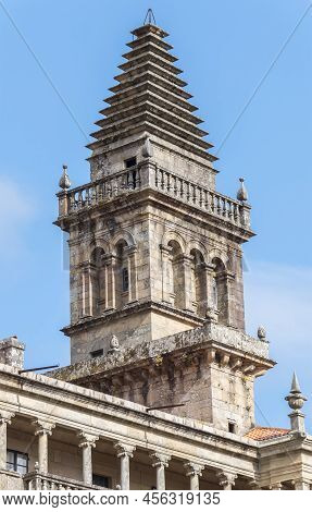 Cathedral Of Santiago De Compostela In Galicia, Spain.
