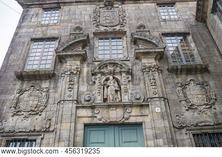Church Of Santo Domingo De Bonaval In Santiago De Compostela, Spain.