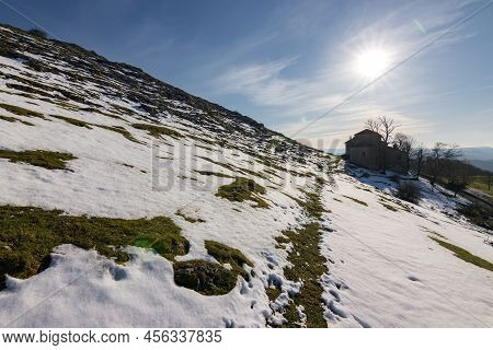 Sanctuary Of Oro Near Murguia (basque Country)