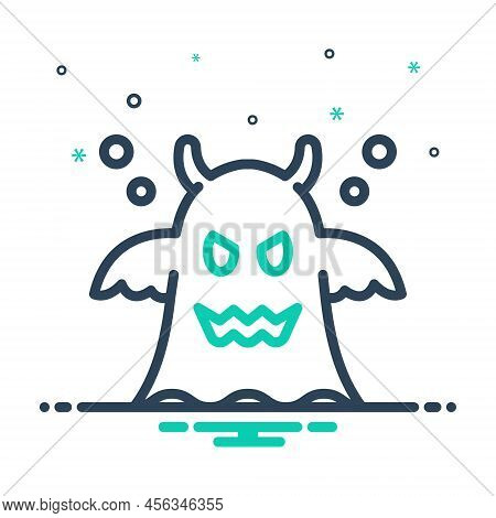 Mix Icon For Ghost Specter Past Goblin Spook Demon Halloween Spooky Fear