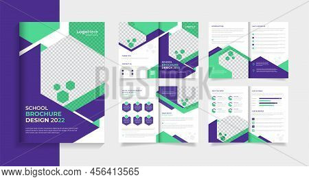 School Brochure Design, Admission Brochure Design, Back To School Brochure, Brochure, Brochure Templ